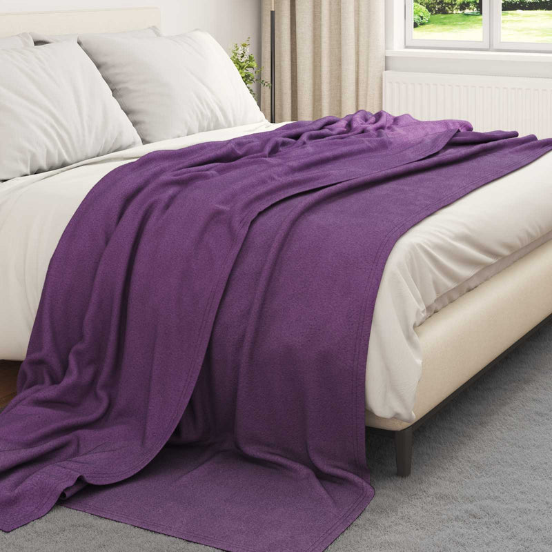 Load image into Gallery viewer, Vidaxl kleden 24 pcs paars 240 x 220 cm fleece