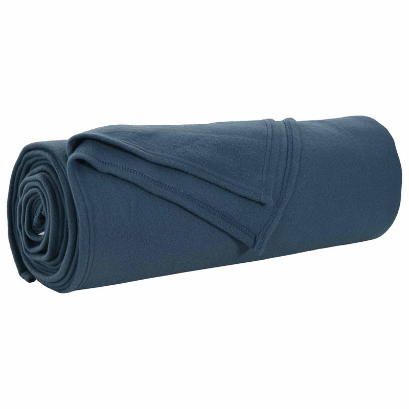 Load image into Gallery viewer, Vidaxl gooi deken marineblauw 350 x 270 cm fleece