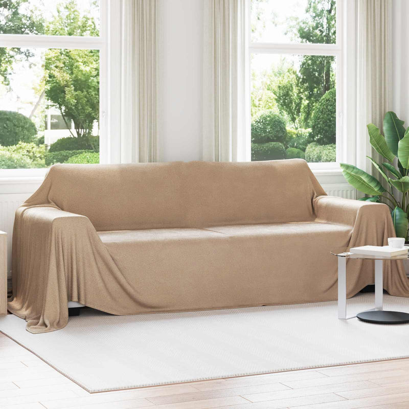 Load image into Gallery viewer, Vidaxl kleden 6 pcs kameel 350 x 270 cm fleece