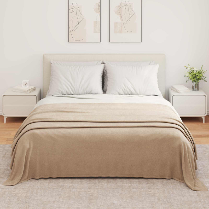 Load image into Gallery viewer, Vidaxl kleden 6 pcs kameel 350 x 270 cm fleece