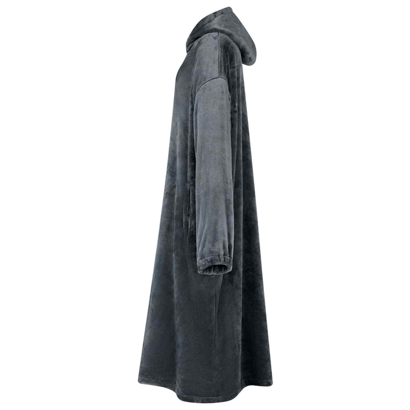 Load image into Gallery viewer, Vidaxl deken hoodie marineblauw m flanel