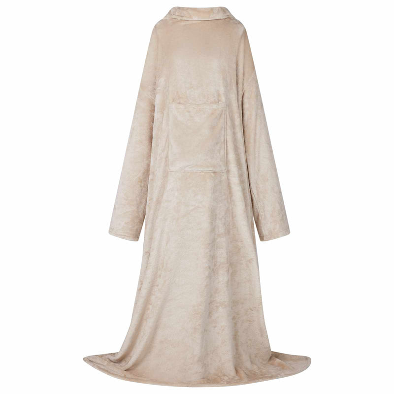 Load image into Gallery viewer, Vidaxl deken hoodie beige f flanel