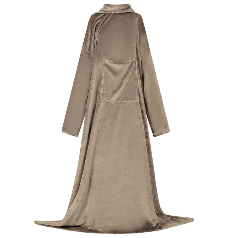 Load image into Gallery viewer, Vidaxl deken hoodie kameel f flanel