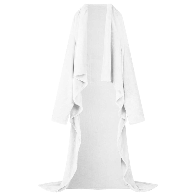 Load image into Gallery viewer, Vidaxl deken hoodie wit f flanel
