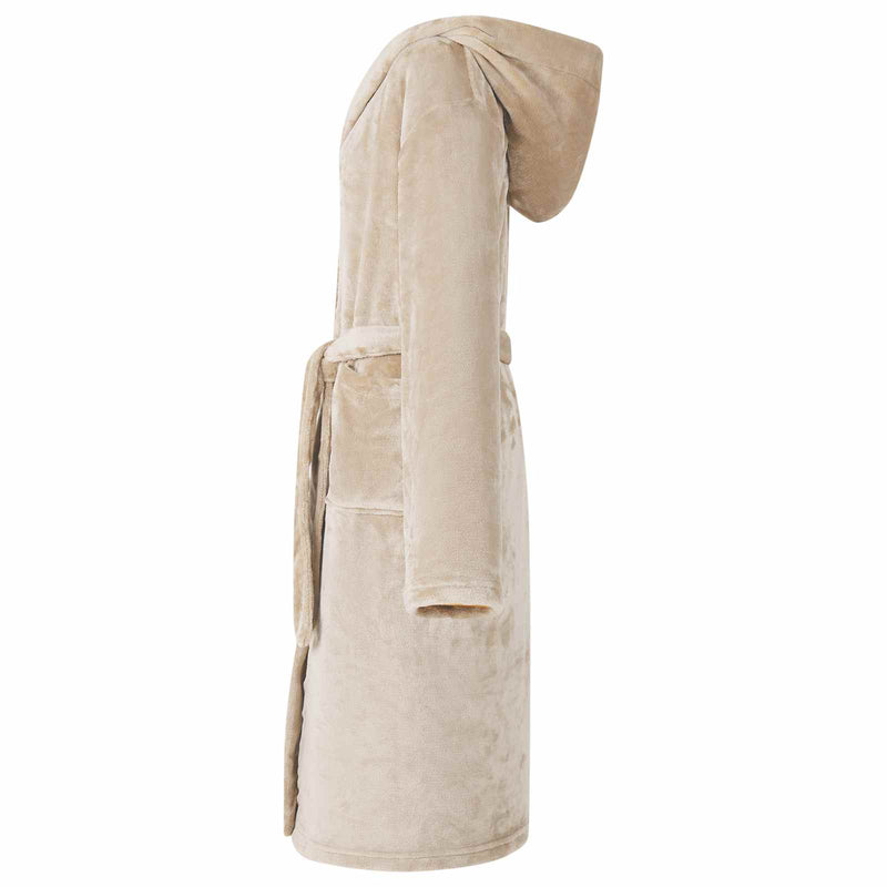 Load image into Gallery viewer, Vidaxl badjas hoodie beige s flanel