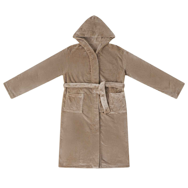 Load image into Gallery viewer, Vidaxl badjas hoodie kameel xxxl flanel