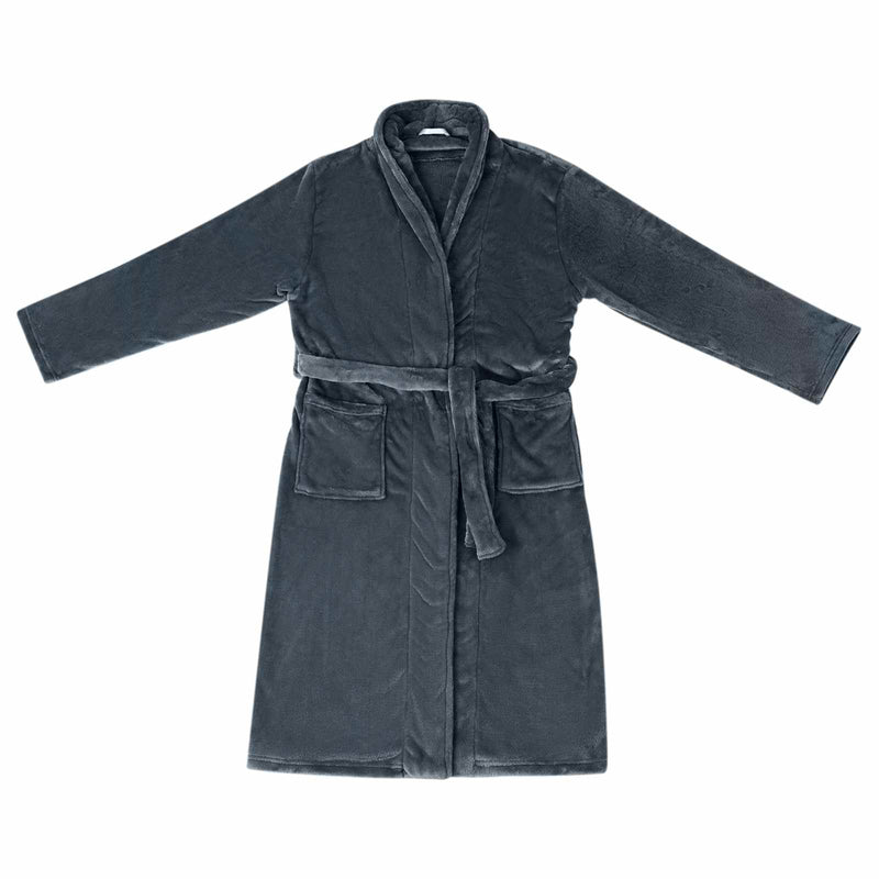 Load image into Gallery viewer, Vidaxl badjas zonder kap marineblauw s flanel