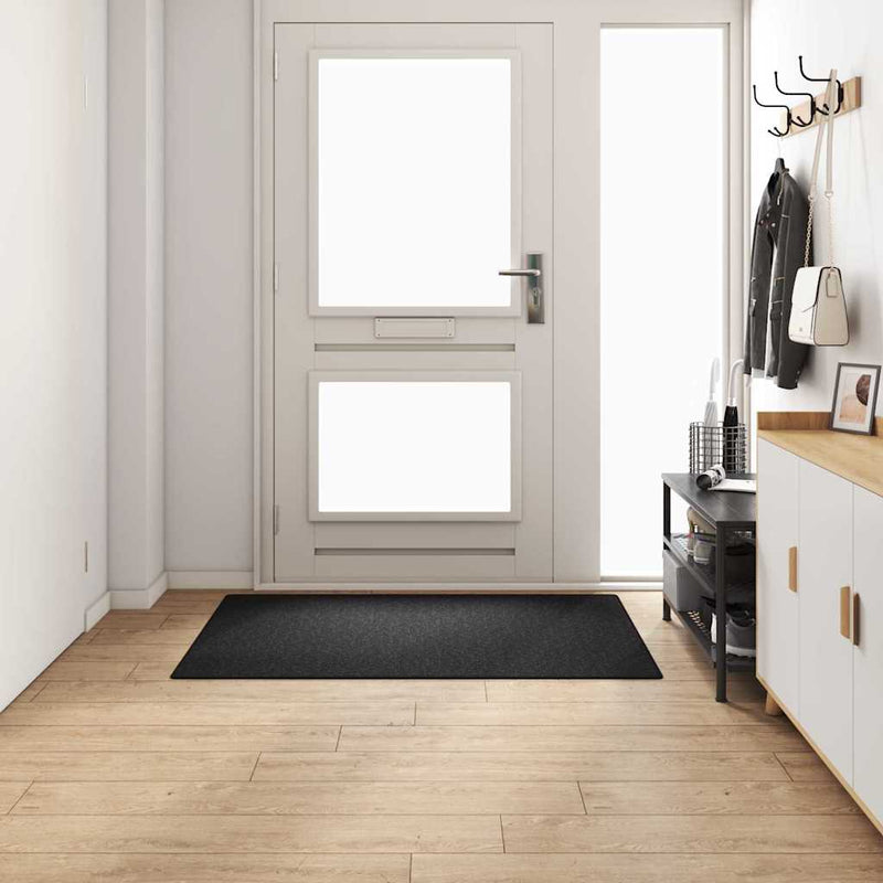 Load image into Gallery viewer, Vidaxl tapijt loper antraciet 100 x 150 cm 100% polypropyleen