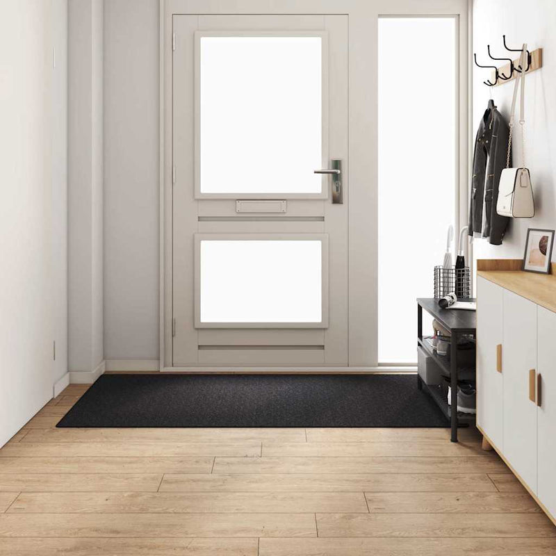 Load image into Gallery viewer, Vidaxl tapijt loper antraciet 100 x 200 cm 100% polypropyleen