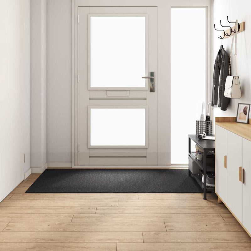 Load image into Gallery viewer, Vidaxl tapijt loper donkergrijs 100 x 200 cm 100% polypropyleen