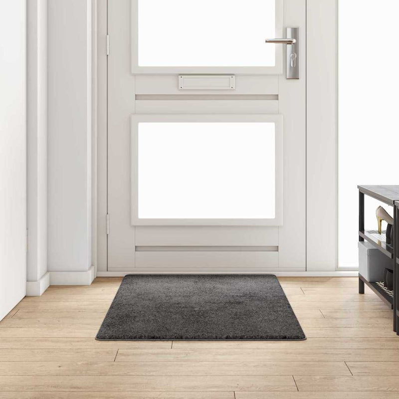 Load image into Gallery viewer, Vidaxl tapijt loper grijs 80 x 150 cm 100% polypropylene tuft