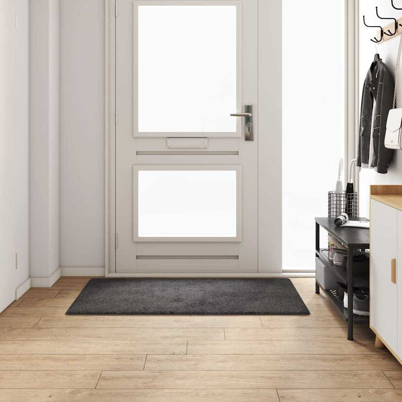 Load image into Gallery viewer, Vidaxl tapijt loper grijs 80 x 150 cm 100% polypropylene tuft