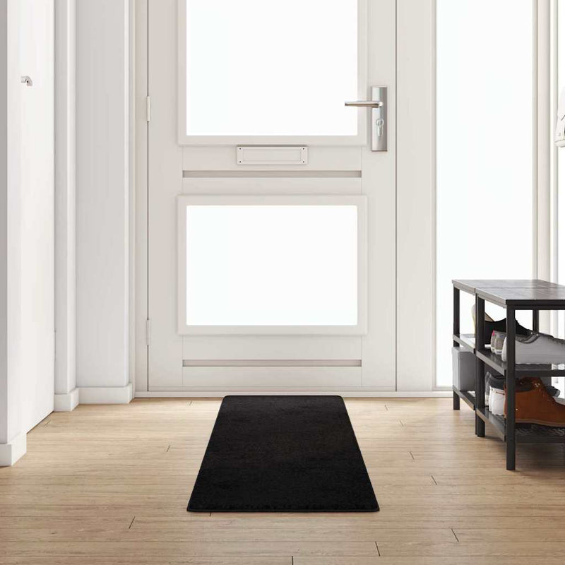 Load image into Gallery viewer, Vidaxl tapijt loper zwart 50 x 300 cm 100% polypropylene tuft