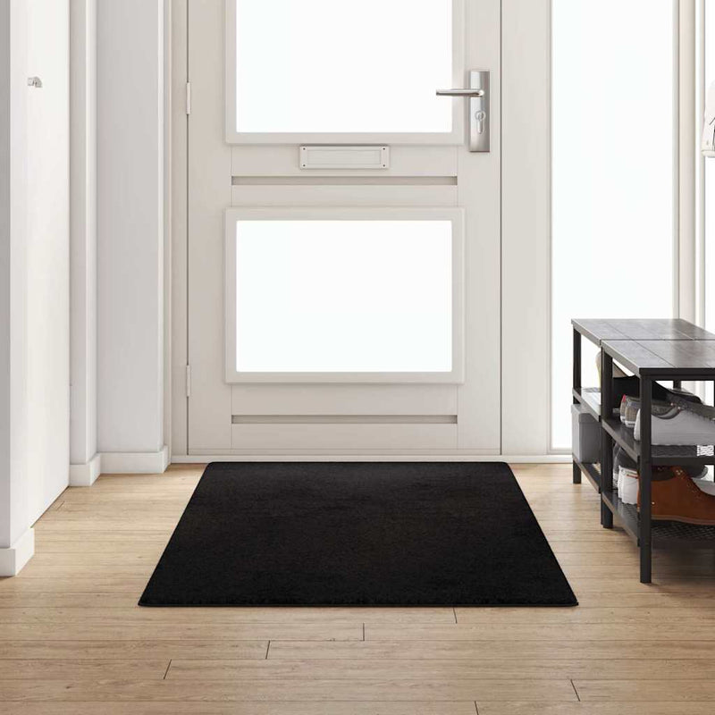 Load image into Gallery viewer, Vidaxl tapijt loper zwart 100 x 250 cm 100% polypropylene tuft