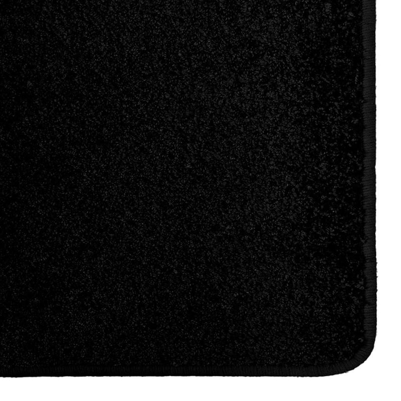 Load image into Gallery viewer, Vidaxl tapijt loper zwart 100 x 300 cm 100% polypropylene tuft