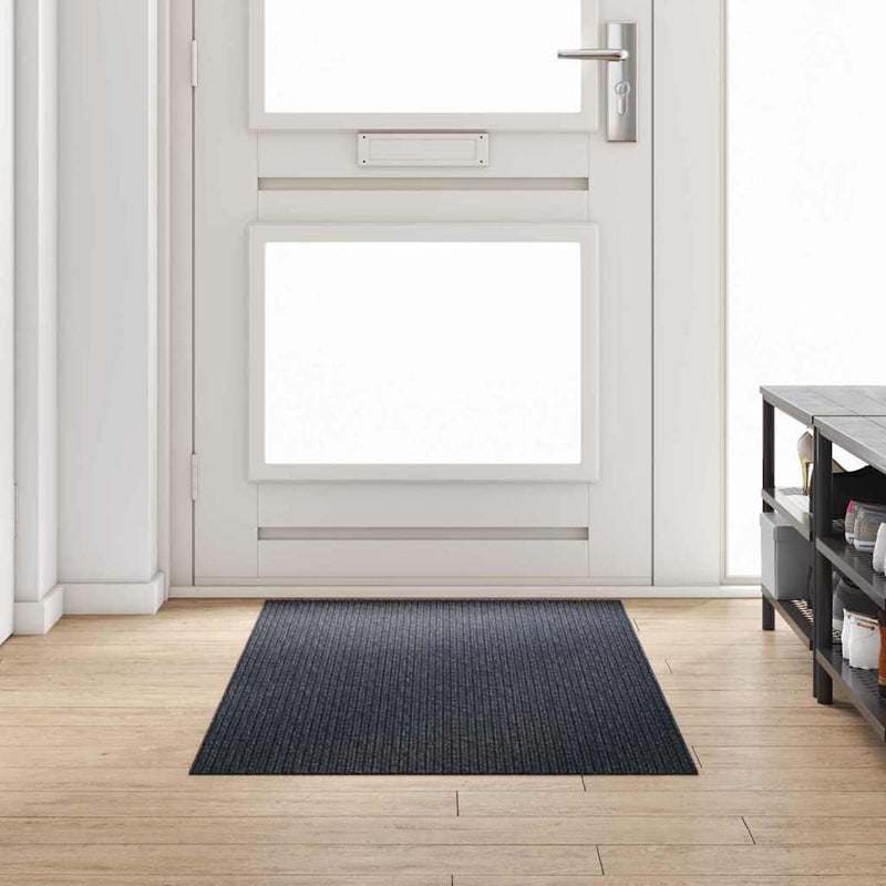 Load image into Gallery viewer, Vidaxl tapijt loper antraciet 80 x 200 cm stof
