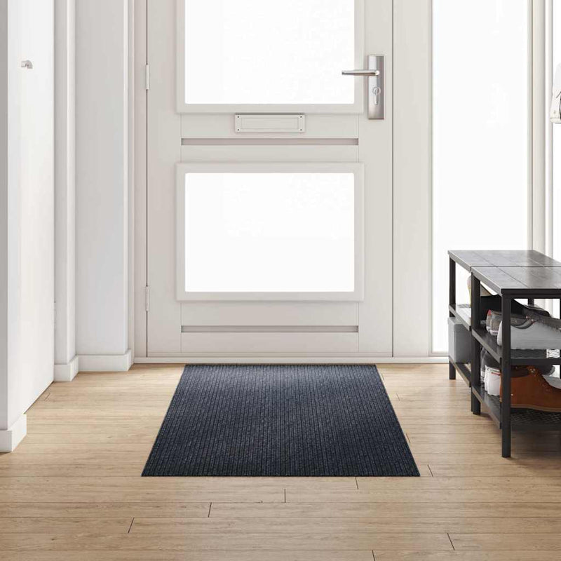 Load image into Gallery viewer, Vidaxl tapijt loper antraciet 80 x 250 cm stof