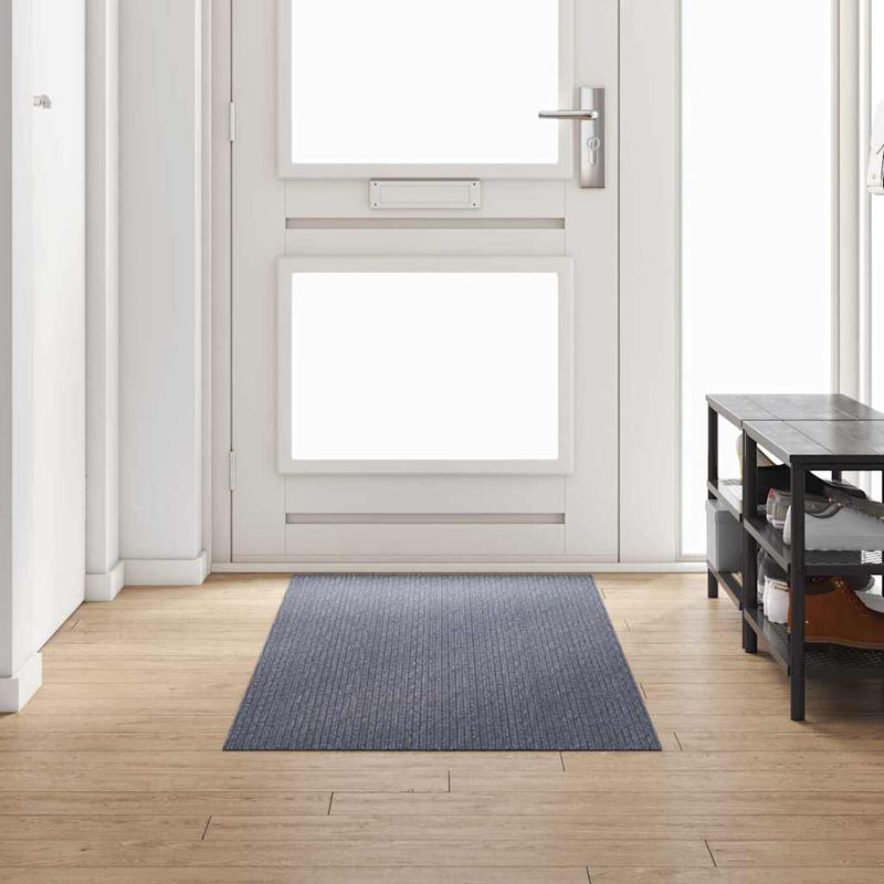 Load image into Gallery viewer, Vidaxl tapijt loper lichtgrijs 80 x 250 cm stof