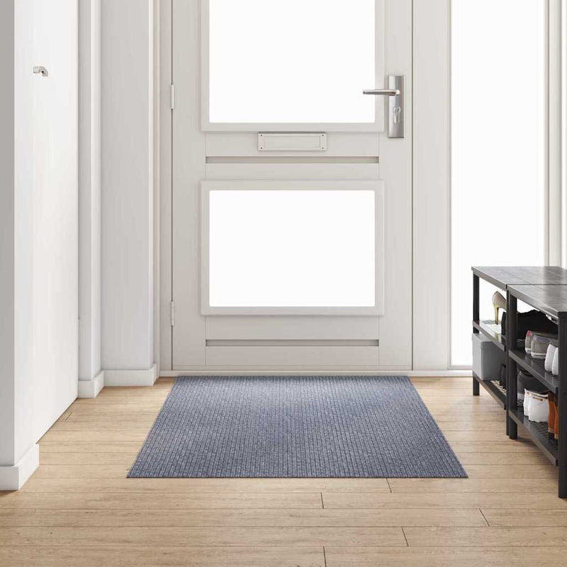 Load image into Gallery viewer, Vidaxl tapijt loper lichtgrijs 100 x 100 cm stof