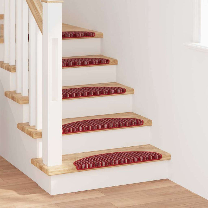 Load image into Gallery viewer, Vidaxl zelfklevende trapmatten 15 pcs rood 65 x 21 x 4 cm