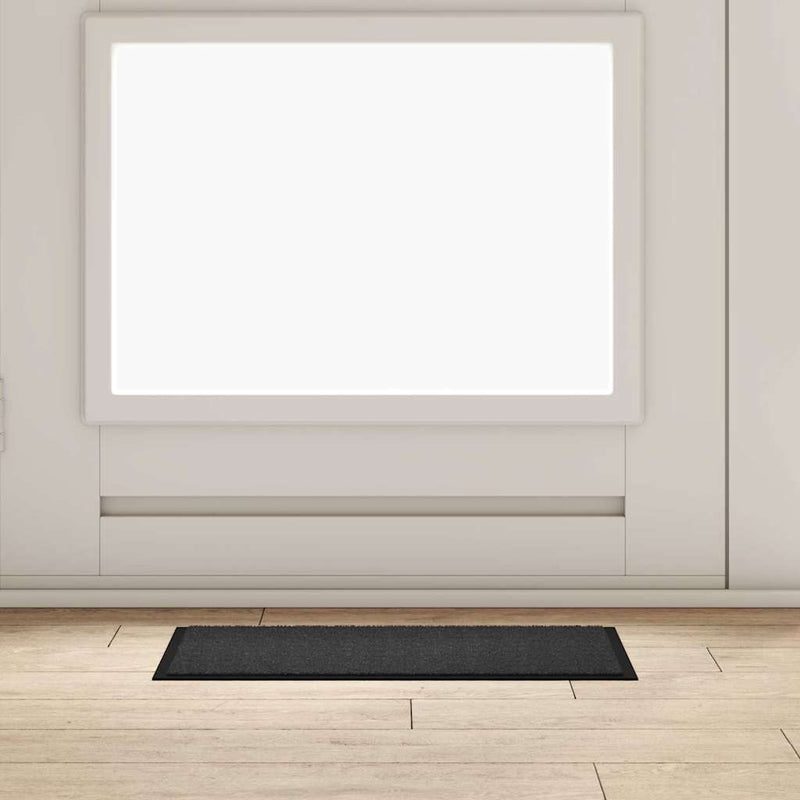Load image into Gallery viewer, Vidaxl deurmat antraciet 60 x 40 x 1.2 cm teddy stof