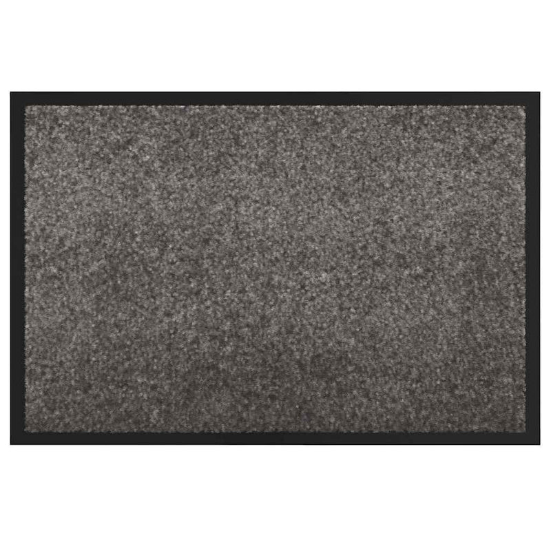 Load image into Gallery viewer, Vidaxl deurmat lichtgrijs 60 x 40 x 1.2 cm teddy stof