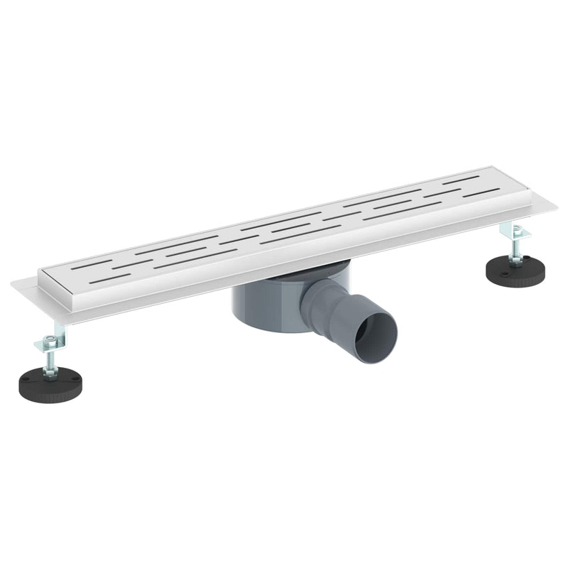 Load image into Gallery viewer, Vidaxl doucheafvoer glasdeksel met 360° sifon zilver 50 cm