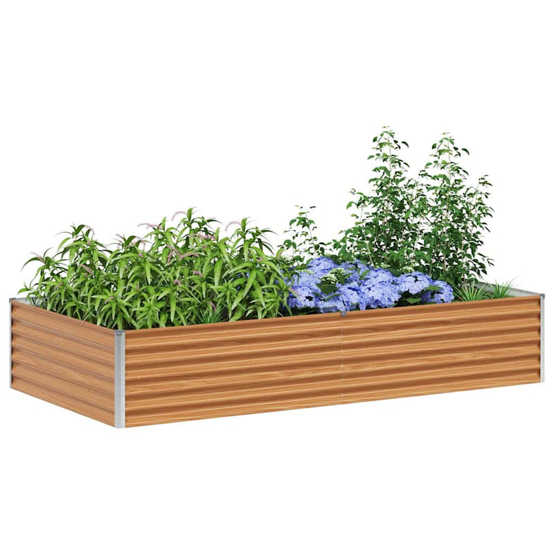 Load image into Gallery viewer, Vidaxl verhoogde plantenbak 195 x 100 x 36 cm gegalvaniseerd staal