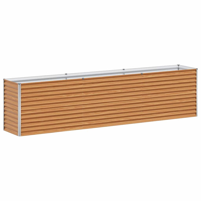 Load image into Gallery viewer, Vidaxl verhoogde plantenbak 290 x 50 x 68 cm gegalvaniseerd staal