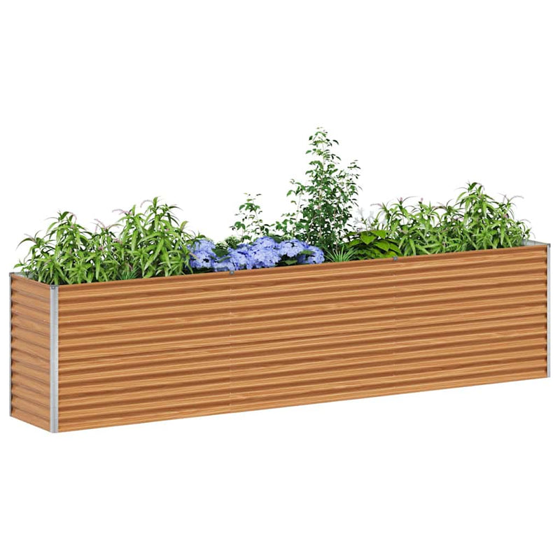 Load image into Gallery viewer, Vidaxl verhoogde plantenbak 290 x 50 x 68 cm gegalvaniseerd staal