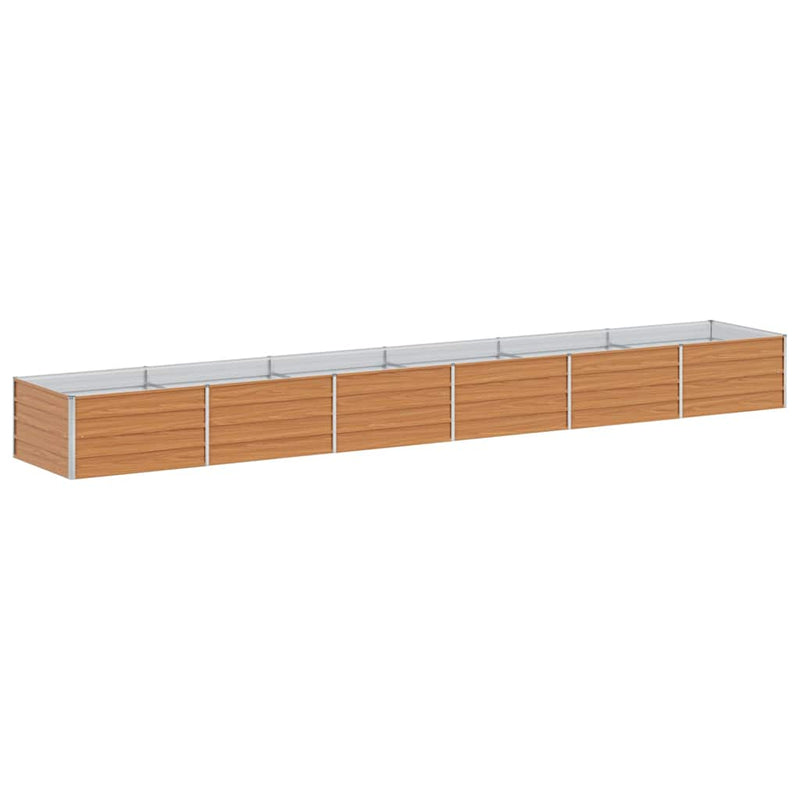 Load image into Gallery viewer, Vidaxl verhoogde plantenbak licht bruin 480 x 80 x 45 cm