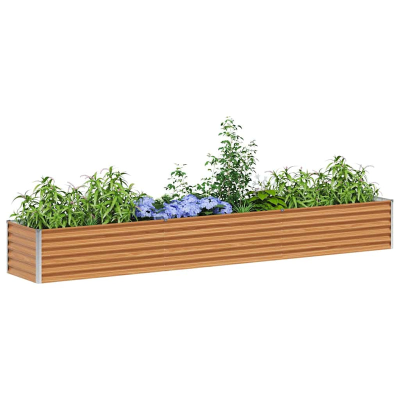 Load image into Gallery viewer, Vidaxl verhoogde plantenbak 290 x 50 x 36 cm gegalvaniseerd staal