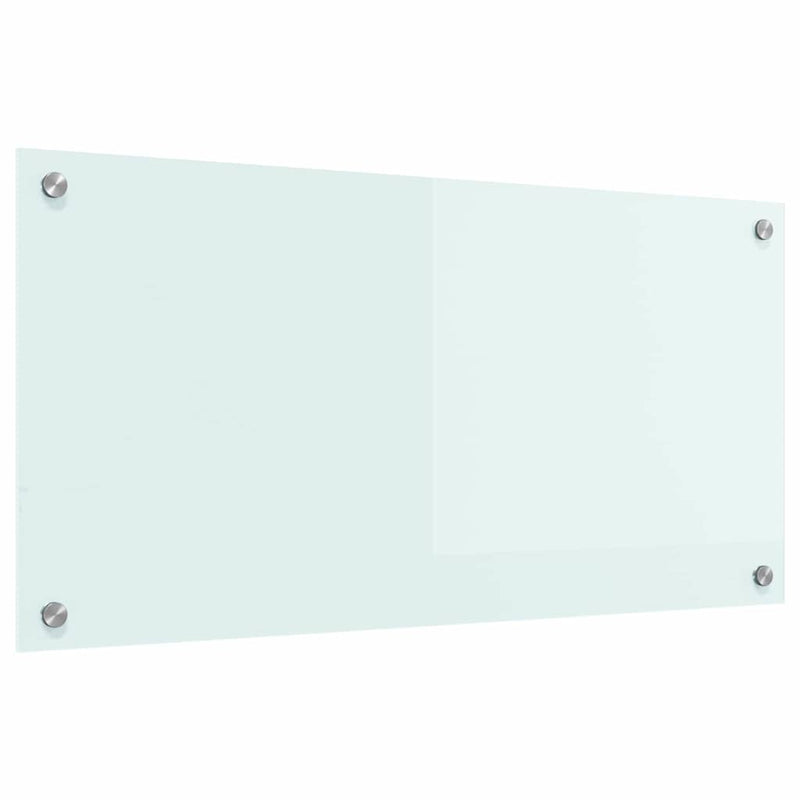 Load image into Gallery viewer, Vidaxl keuken achterwand wit 80 x 40 cm gehard glas