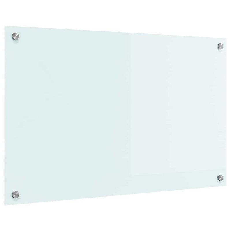 Load image into Gallery viewer, Vidaxl keuken achterwand wit 80 x 50 cm gehard glas