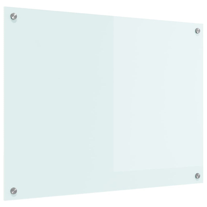 Load image into Gallery viewer, Vidaxl keuken achterwand wit 80 x 60 cm gehard glas