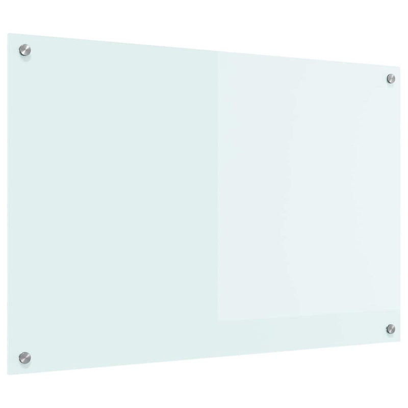 Load image into Gallery viewer, Vidaxl keuken achterwand wit 90 x 60 cm gehard glas