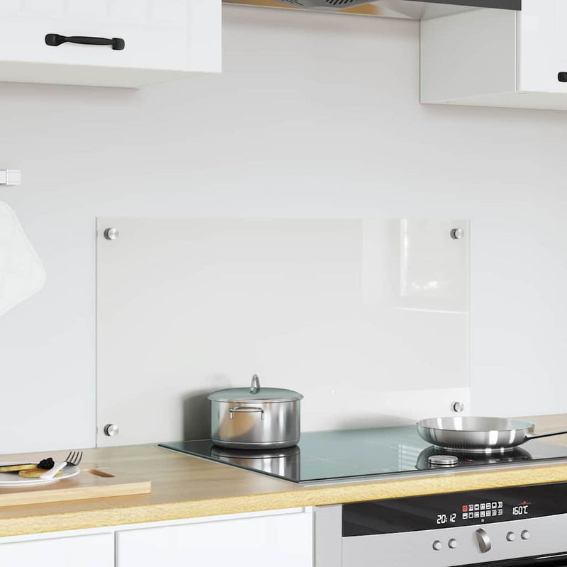Load image into Gallery viewer, Vidaxl keuken achterwand doorzichtig 80 x 40 cm gehard glas