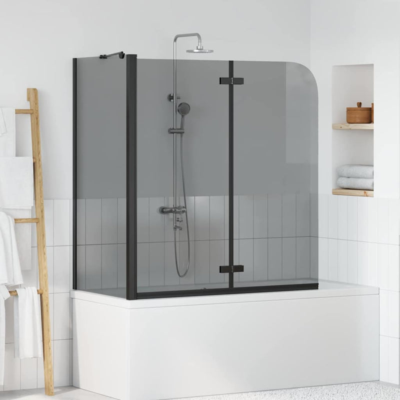 Load image into Gallery viewer, Vidaxl douche omhulsel zwart 120 x 68 x 130 cm esg-glas en aluminium