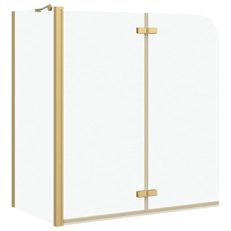 Load image into Gallery viewer, Vidaxl douche omhulsel goud 120 x 68 x 130 cm esg-glas en aluminium