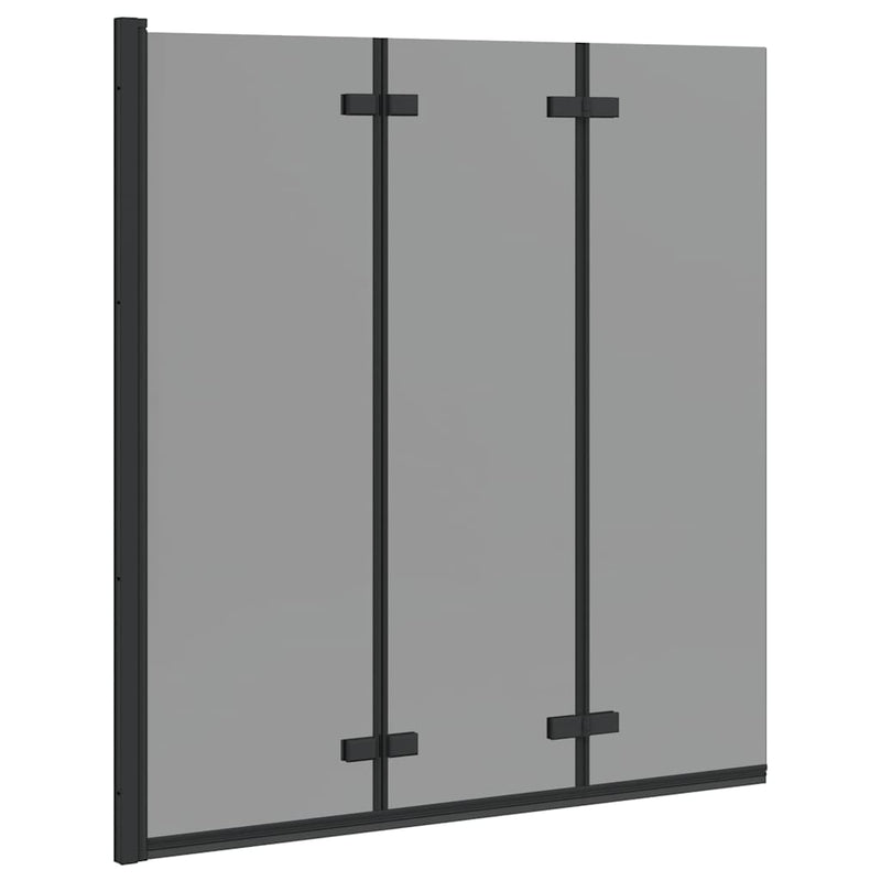 Load image into Gallery viewer, Vidaxl douche omhulsel zwart 130 x 138 cm esg-glas en aluminium