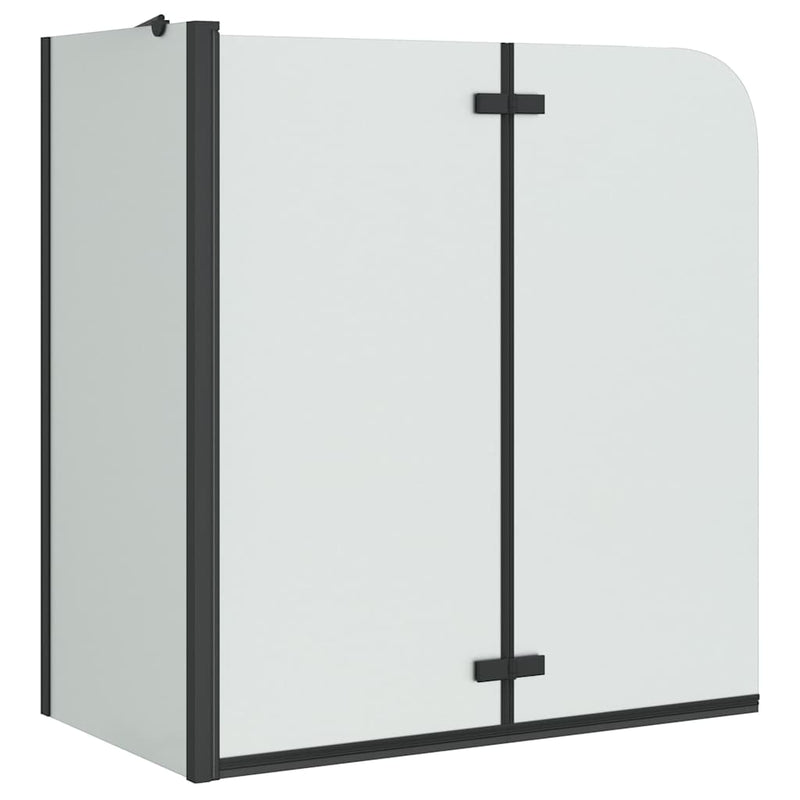 Load image into Gallery viewer, Vidaxl douche omhulsel zwart 120 x 68 x 130 cm esg-glas en aluminium
