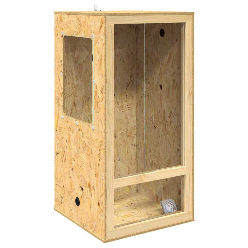 Load image into Gallery viewer, Vidaxl terrarium bruin 50 x 50 x 100 cm osb