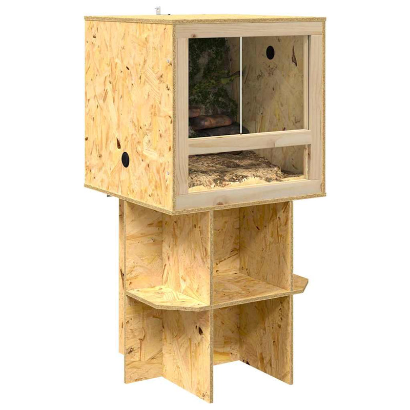 Load image into Gallery viewer, Vidaxl terrariumbasis bruin 50 x 50 x 50 cm osb