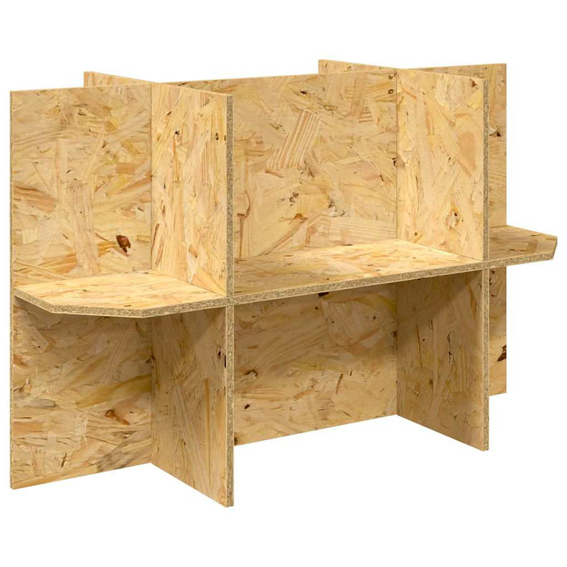 Load image into Gallery viewer, Vidaxl terrariumbasis met plank bruin 80 x 40 x 50 cm osb