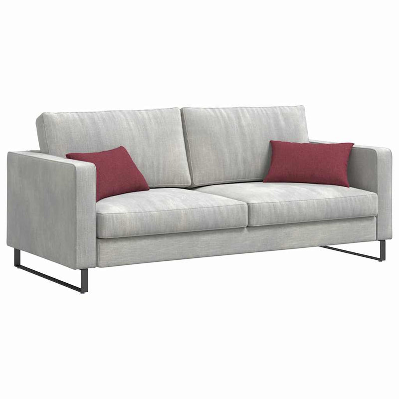 Load image into Gallery viewer, Vidaxl sofa kussens 2 pcs wijnrood 50 x 30 cm stof