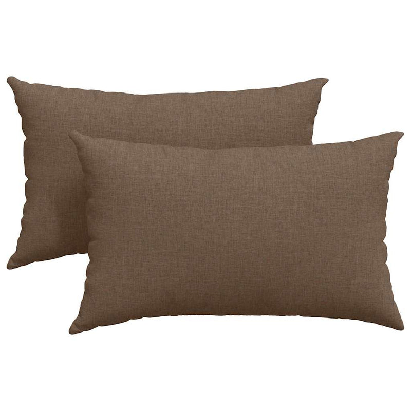 Load image into Gallery viewer, Vidaxl sofa kussens 2 pcs bruin 50 x 30 cm stof