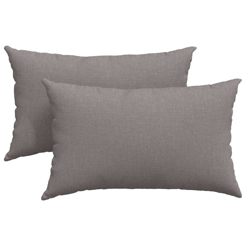 Load image into Gallery viewer, Vidaxl sofa kussens 2 pcs taupe 50 x 30 cm stof