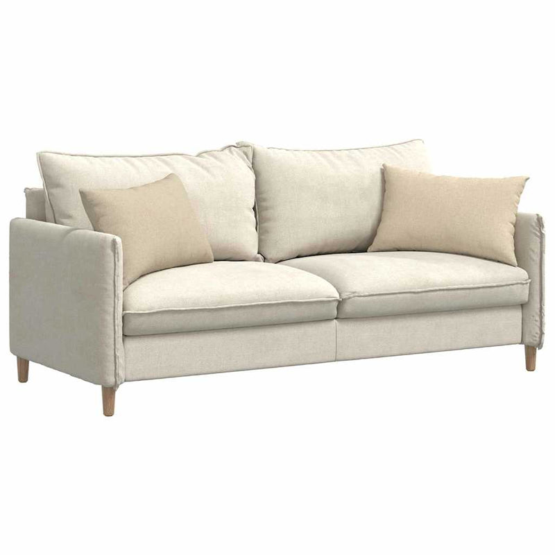 Load image into Gallery viewer, Vidaxl sofa kussens 2 pcs crème 60 x 40 cm stof