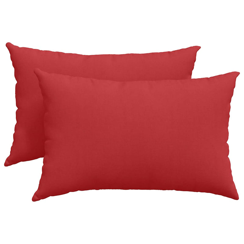 Load image into Gallery viewer, Vidaxl sofa kussens 2 pcs rood 60 x 40 cm stof