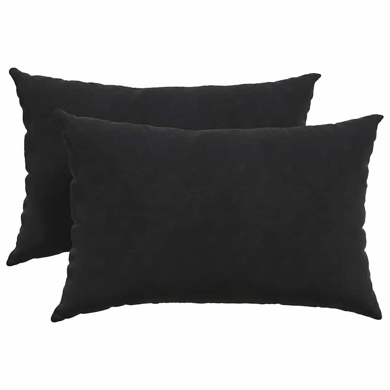 Load image into Gallery viewer, Vidaxl sofa kussens 2 stuks zwart 60 x 40 cm cordstof